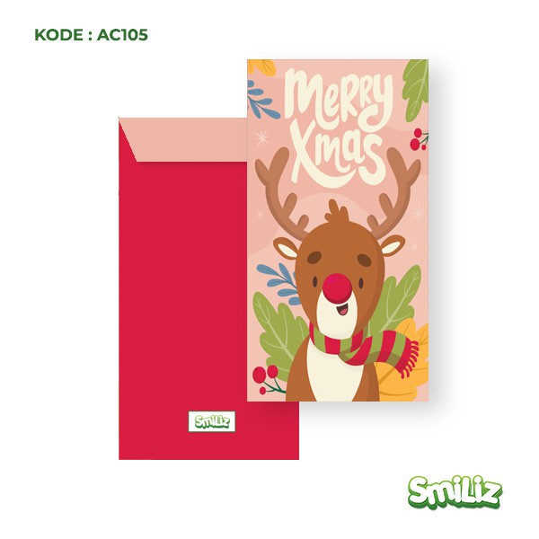 

Amplop Angpao Natal Christmas, Santa Claus unik dan lucu | AC105