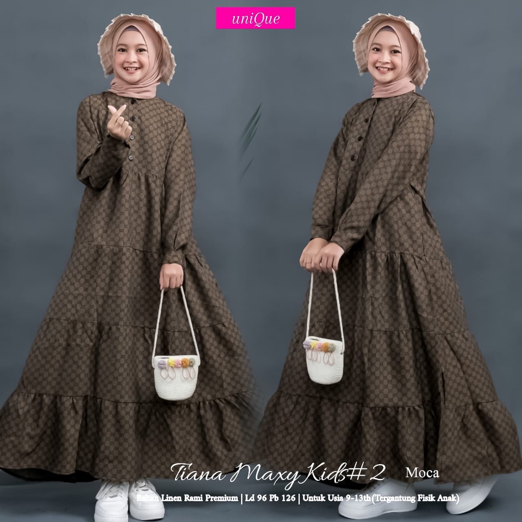 TIANA MAXY KIDS #2 GAMIS MOTIF ANAK ORI UNIQUE