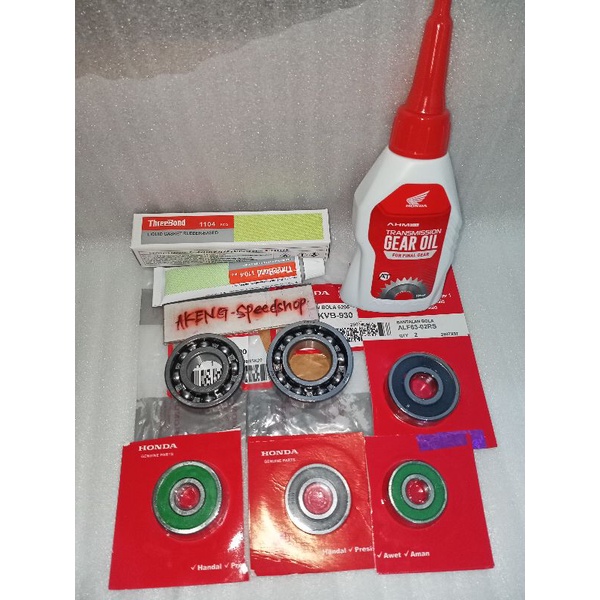 Bearing 6 PCS+Oli Gardan dan Lem Honda Vario 125 fi/Vario 125-150 LED
