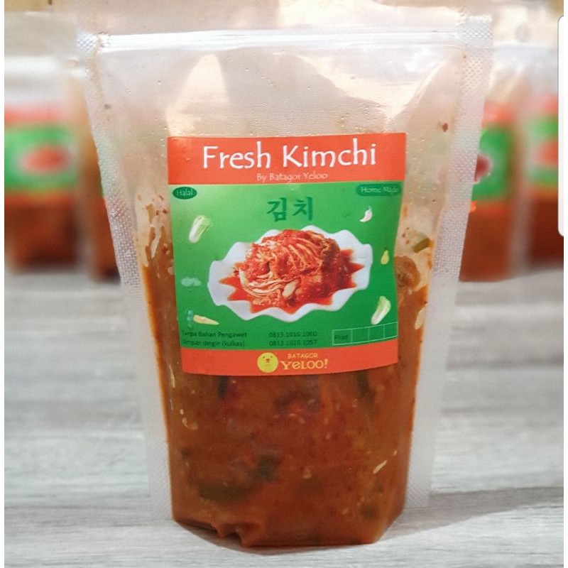 

Fresh Kimchi 400 Gram / Sawi / Makanan Korea
