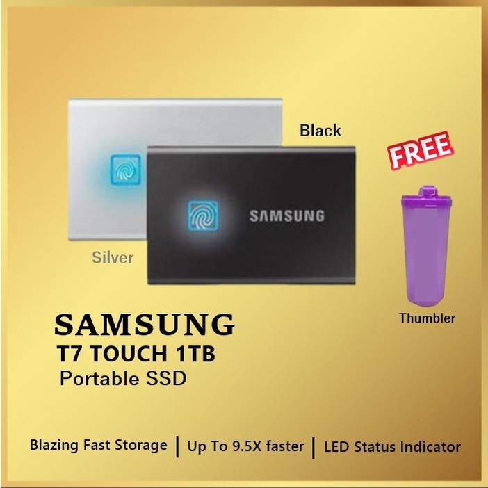 Samsung Portable SSD T7 Touch 1TB Finger Print T7 1TB