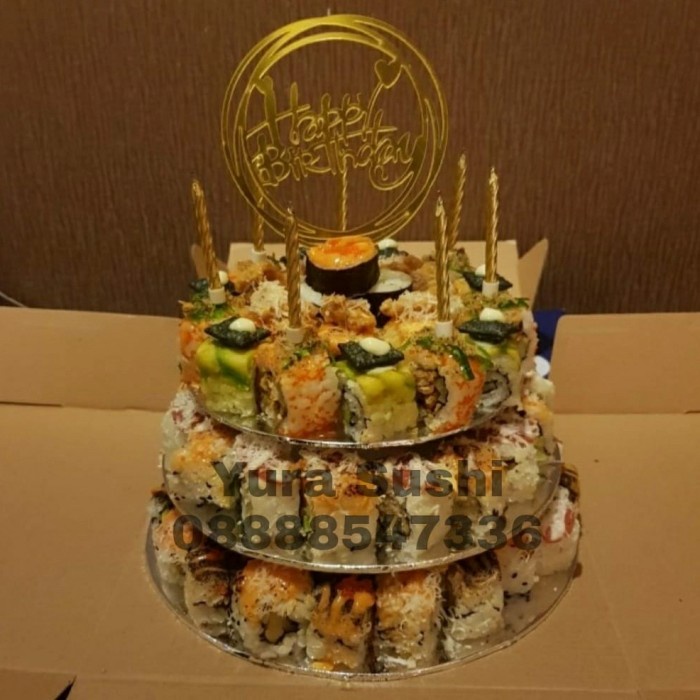 

Sushi Cake Kue Tart Ulang Tahun Birthday Unik