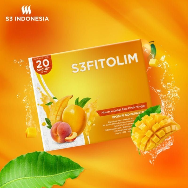 S3FITOLIM S3FITOLIM DETOX FIBER ISI 20 SACHET