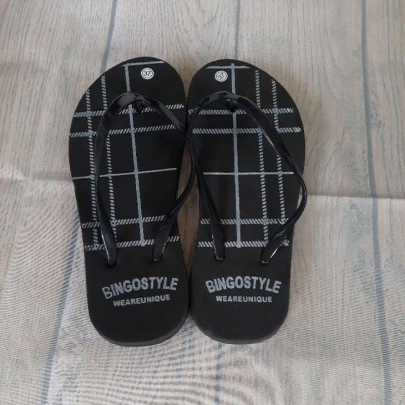 SANDAL WANITA JEPIT SPON BINGOSTYLE