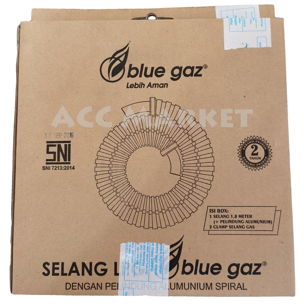 Selang Gas Lpg Blue Gaz Regulator Kompor Alumunium