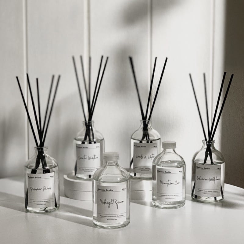 Jual 100ml Eco Friendly Set Reed Diffuser with Essential Oil Reed