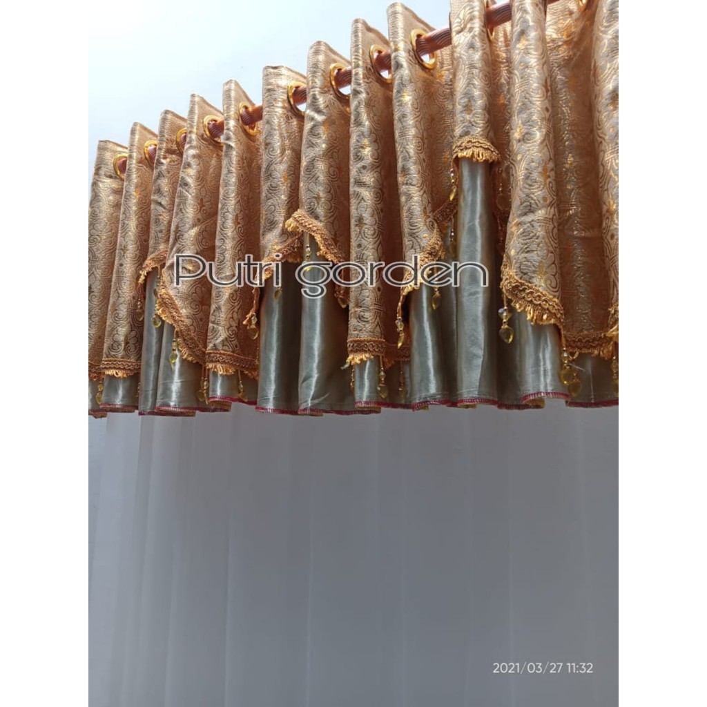 Gorden PONI TIRAI Double printing emas gold 24 smokring