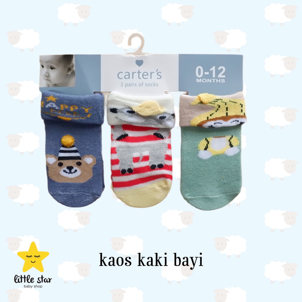 3 PSG - Carters Kaos Kaki Bayi | Baby Socks