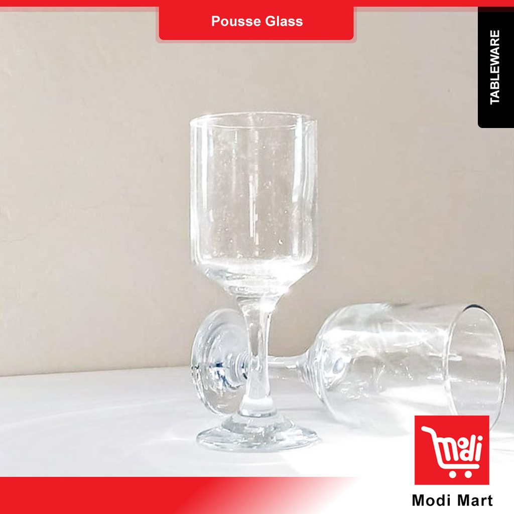 Pousse Wine Glass/Gelas Aesthetic/Gelas Wine Kaca/Gelas Kaki Kaca