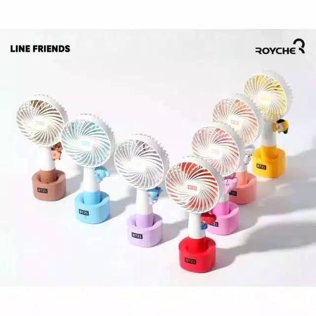 [Ready] BT21 LED Handy Fan Chimmy