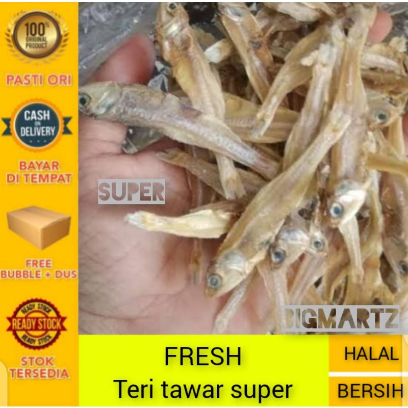 

Ikan asin teri tawar super