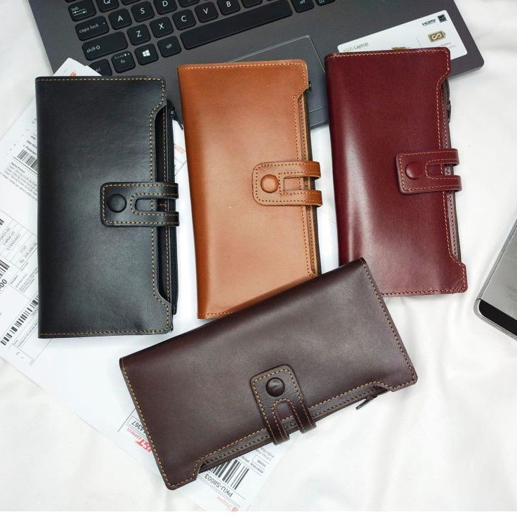 Dompet Panjang Classic Full Kulit Sapi Asli