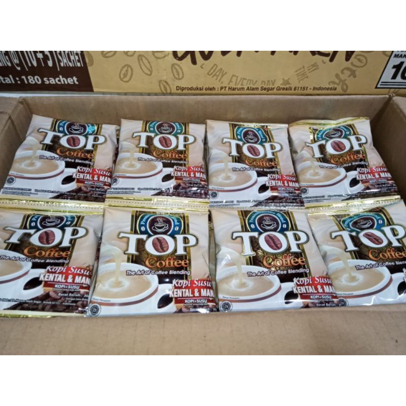 

Top Coffee kental dan manis 10 x 30 gr