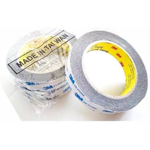 Double Tape 3M Pe FOAM Selotip Busa Perekat Mobil Motor 3M