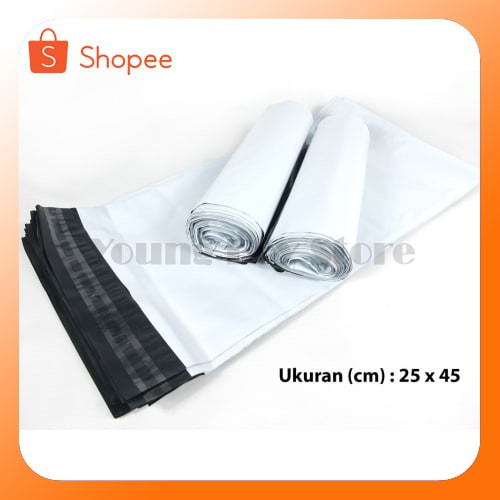 

PROMO !!! 25 X 45CM POLYMAILER POLYBAG KANTONG AMPLOP PLASTIK PACKING ISI 100