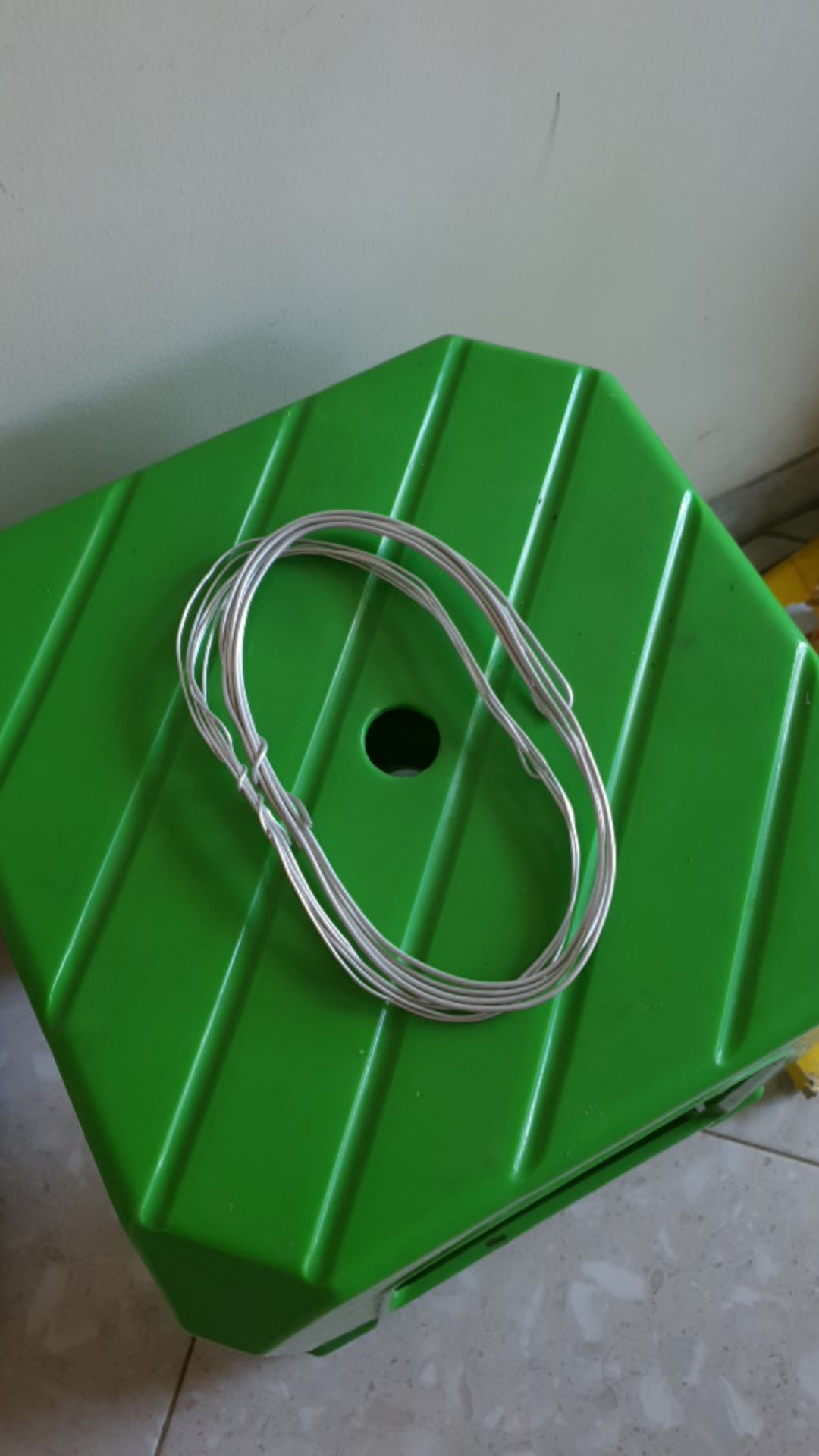 Kawat Bonsai Putih Ecer Per Meter 1 Mm