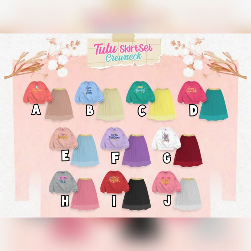 Tutu Skirt Set Flowkids / set tutu flowkids