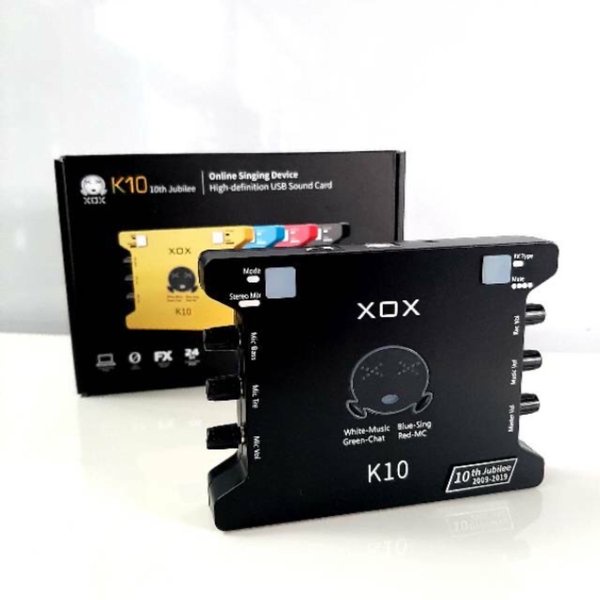 XOX K10 Jubilee - USB Audio Interface Network Online Singing Device