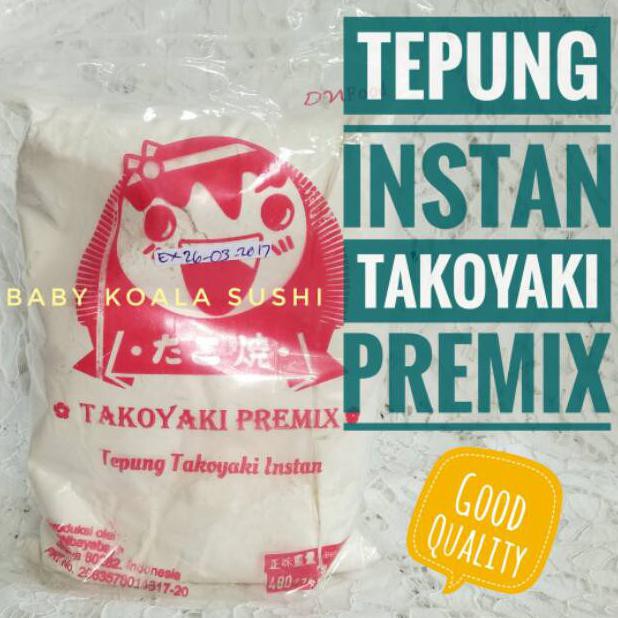 

Ready Stok Dn Food Tepung Takiyaki Premix Instan 480 G Halal