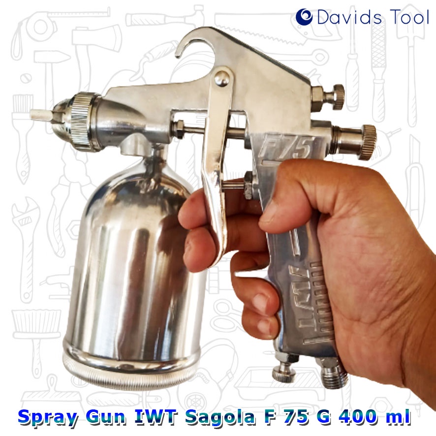 Iwt Spray Gun Semprotan Cat Semprot F75G 400ml