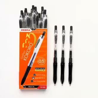 

Menakjubkan Pen Bolpoin Gel Kokoro Zebra 0.5 ( Isi 12 Pcs ) Berkualitas