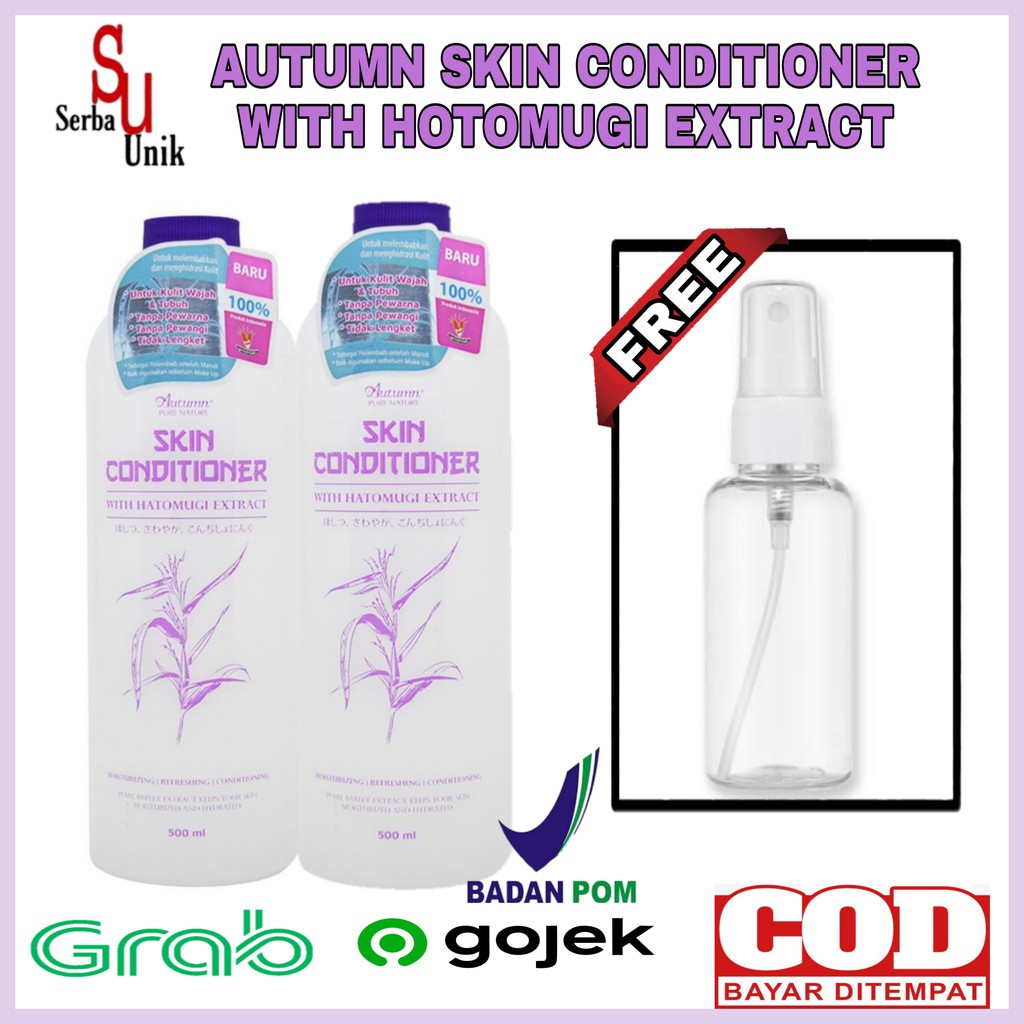 Autumn Skin Conditioner With Hatomugi 500ml Original BPOM