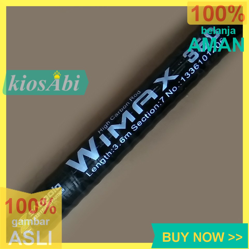 SABPOLO WIMAX 360 HIGH CARBON ROD joran tegek gagang pancing