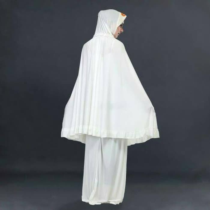Mukena Muslimah Putih Spandex Inficlo Original Distro Branded Sda 306 D8876