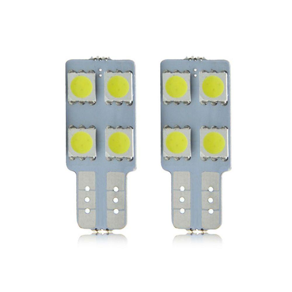 Populer 2Pcs Lampu Plat Nomor 2Pcs Bola Lampu50504Smd COB LED Dome Map