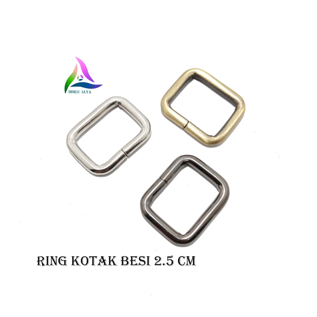 RING KOTAK TAS BESI UKURAN 2.5 CM TEBAL PREMIUM