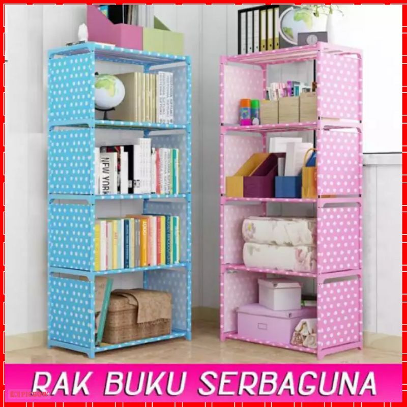 Rak buku 4 susun