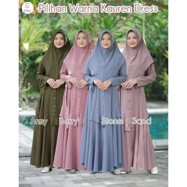 Gamis Kauren Dress by Fauz hijab