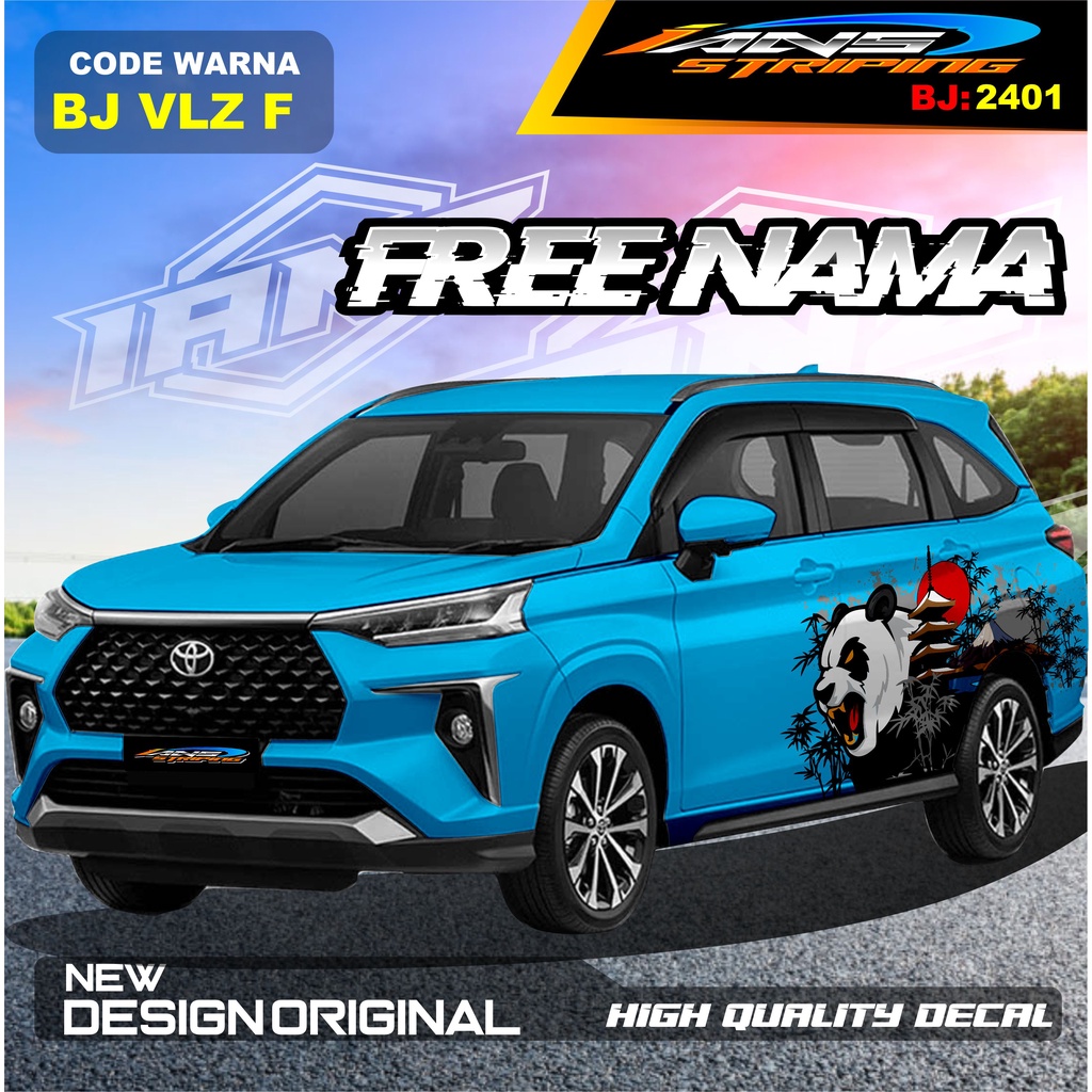 STIKER MOBIL AVANZA VELOZ / VARIASI STIKER MOBIL XENIA REBORN / STICKER DECAL MOBIL PAJERO / STIKER MOBIL