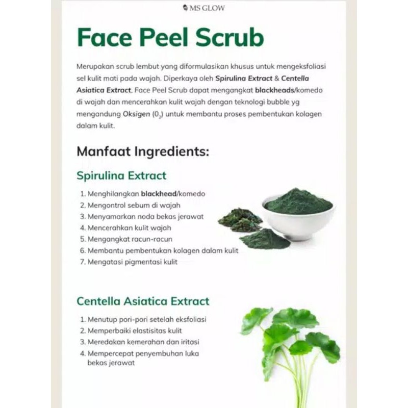 Ms Glow Face Peel Scrub