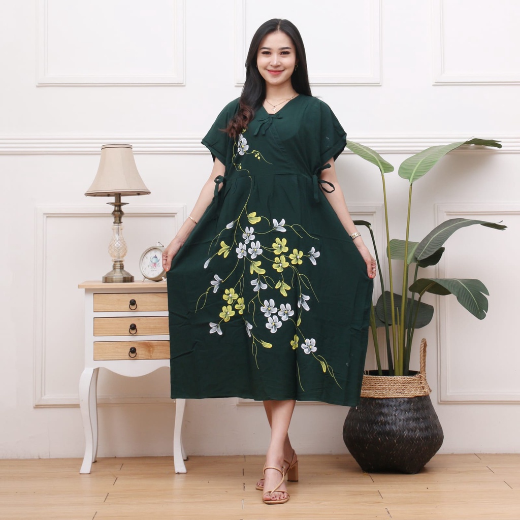 DASTER LUKIS BUNGA KIMONO JUMBO TERBARU