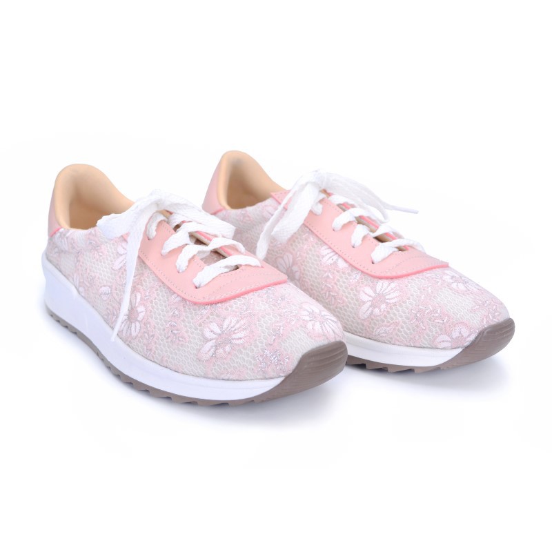 Polla Polly Millen Pink Sepatu Sneakers Wanita Polla Polly Millen Pink Sepatu Sneakers Wanita