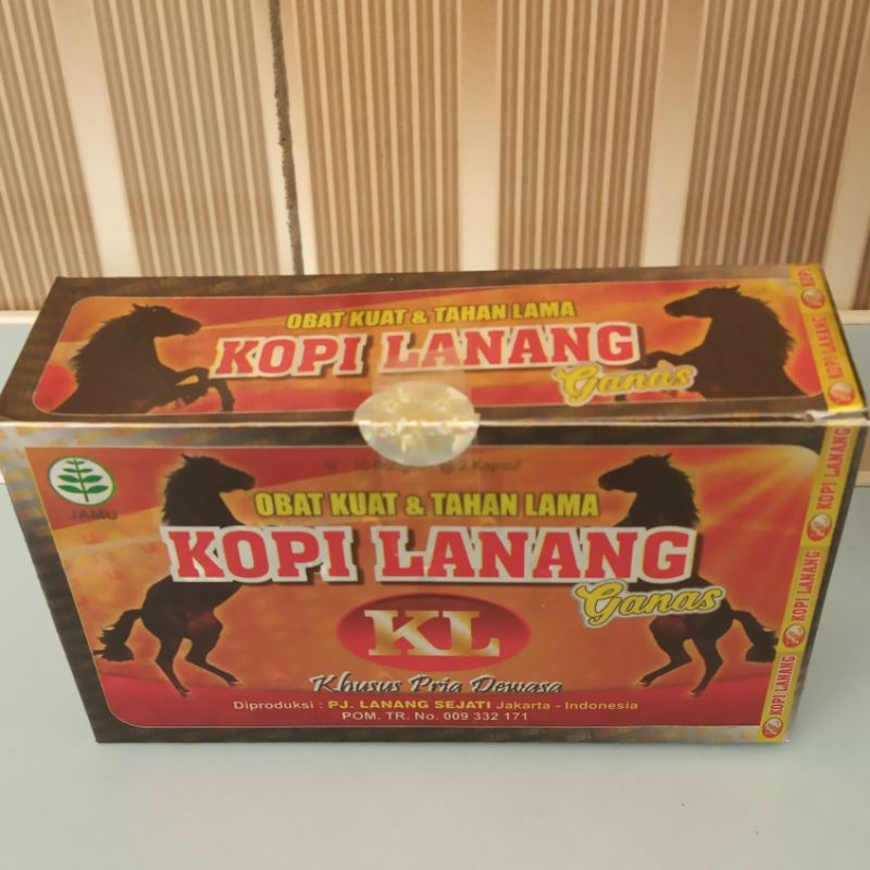 Kapsul KOPI LANANG jantan Obat Kuat Obat Tahan ML Obat Khusus Dewasa (1Box isi 10 Sachet @2Kapsul)