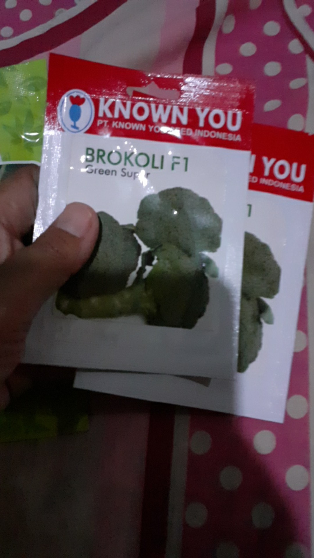 Benih Bibit Brokoli Broccoli Green Super, Known You Seed, Original Packing