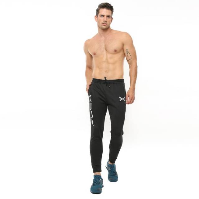 FCS-002HT Celana jogger sport fitness FLEX hitam