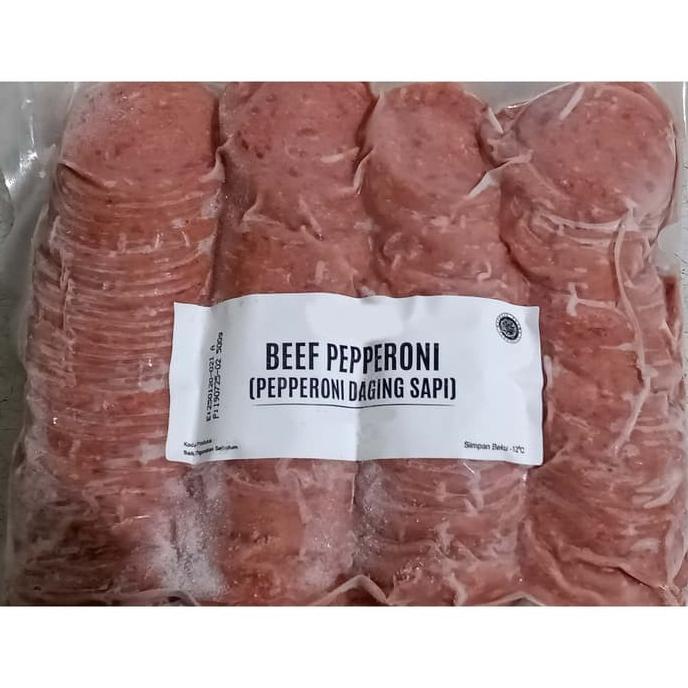

Pepperoni Beef Daging Sapi Peperoni 500 Gr Halal Topping Pizza Berryolshop42