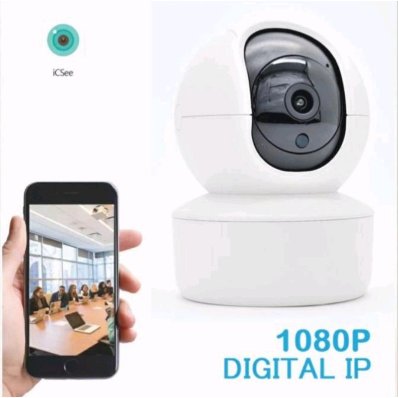 IP CAMERA ICSEE MINI 8MP HD 1080P SNOWMAN + Free Bracket BABY CAMERA ICSEE WIFI WIRELESS