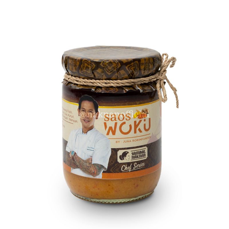 Chef Series Sambal Naknan Saos Woku By Chef Juna Enak Tenan 230g