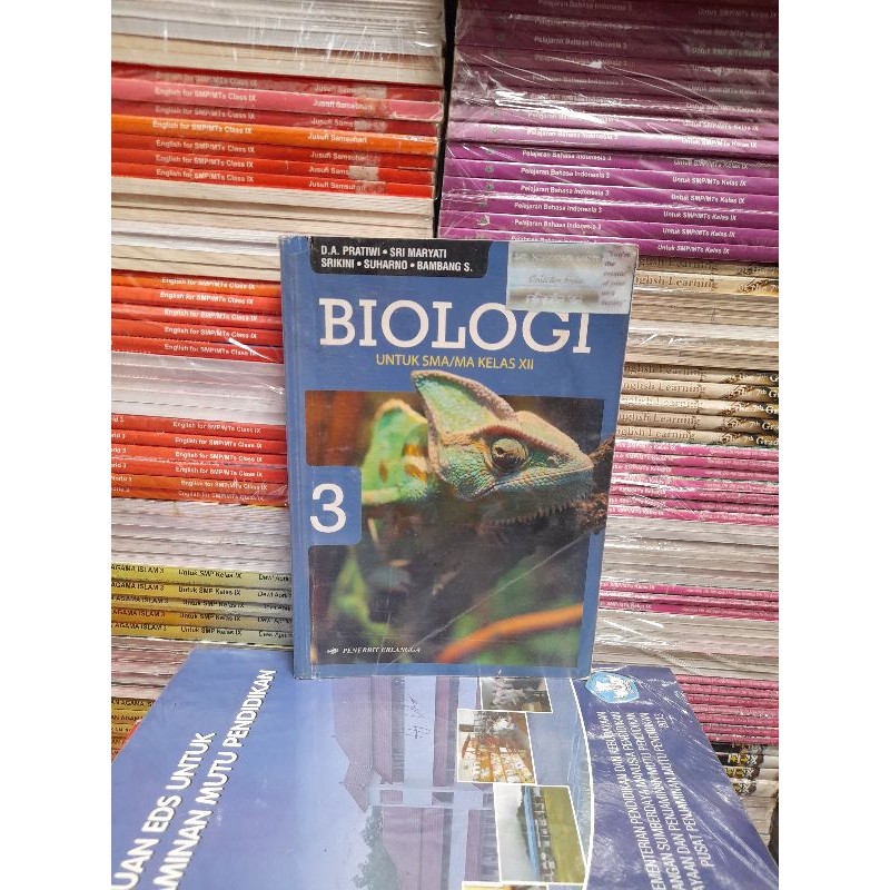

Original Buku Biologi SMA MA XII 12 3 By D A Pratiwi & Sri Maryati Srikini - Erlangga