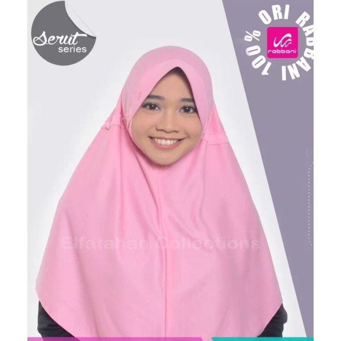 Kerudung Anak Instan | Kerudung Sekolah Rabbani Innova warna pink