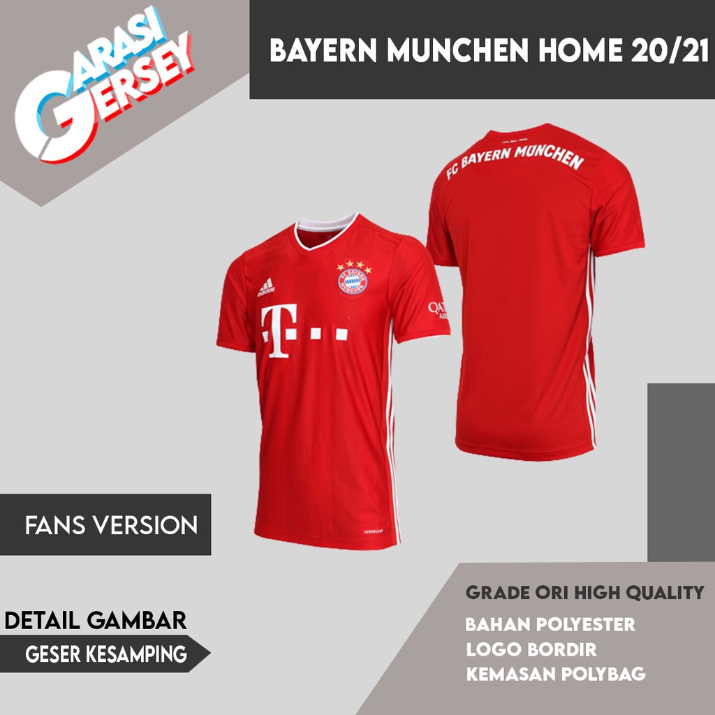 Jersey Bola Bayern Munchen Home 20/21