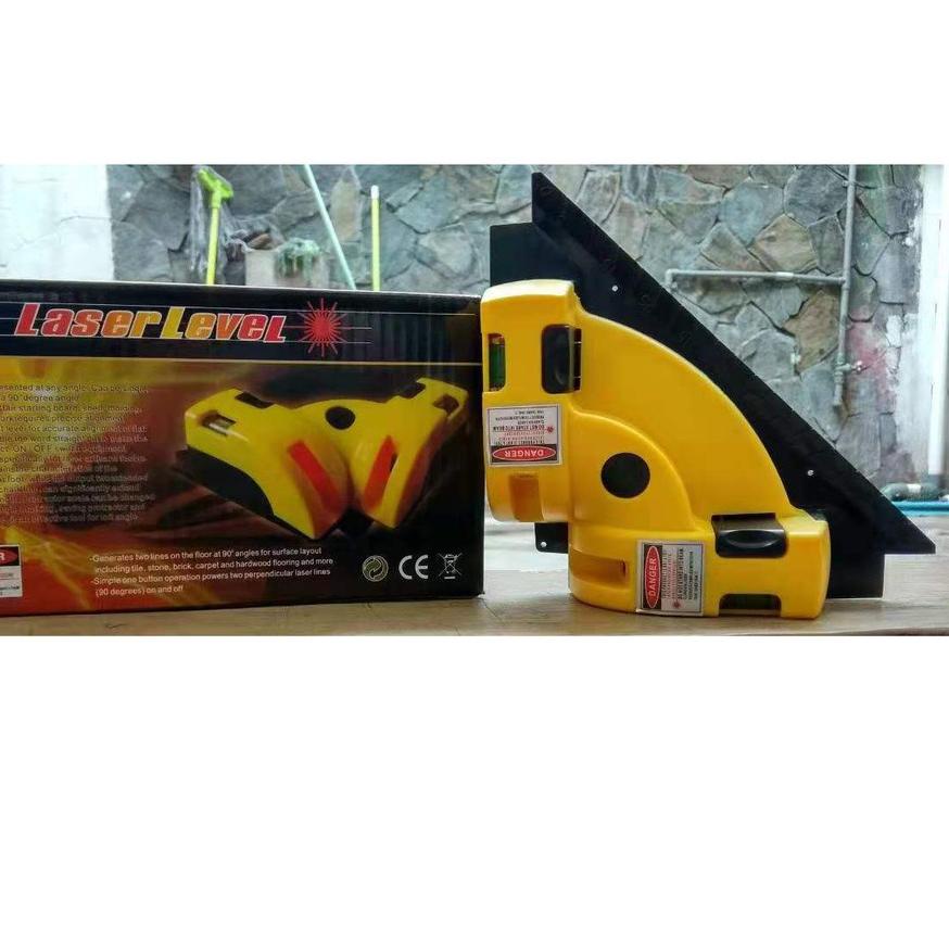 Laser Level Square 90 Waterpass Alat Laser Siku Waterpas Line Sudut 