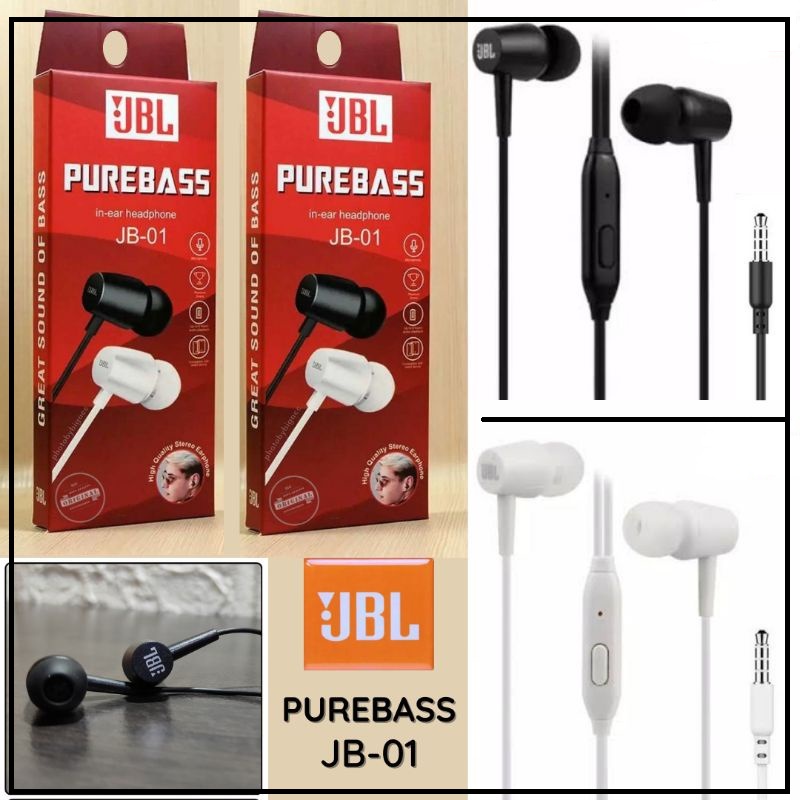 (ba) HF /Headsfree Headset JBL Model JB-01 Pure Bass