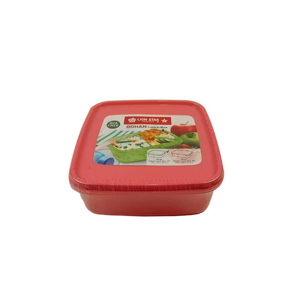 Lion star tempat makan sekat 3 gohan/tempat makan anak