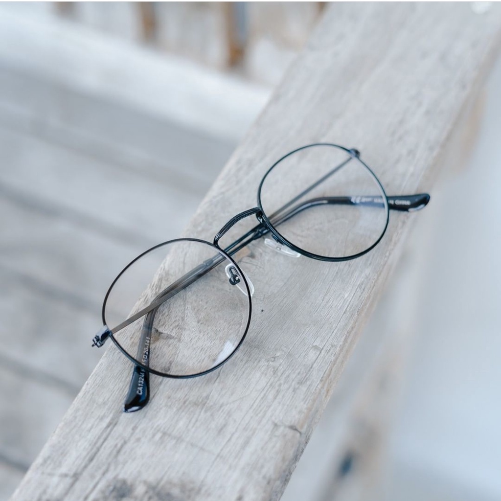 Promo Kacamata Lensa Minus Jarak jauh 0.50 - 4.00  Pria Wanita Unisex Frame 0val Murah-1