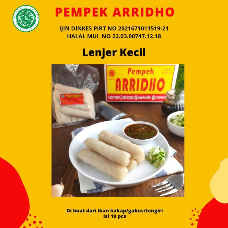 

Pempek lenjer mini